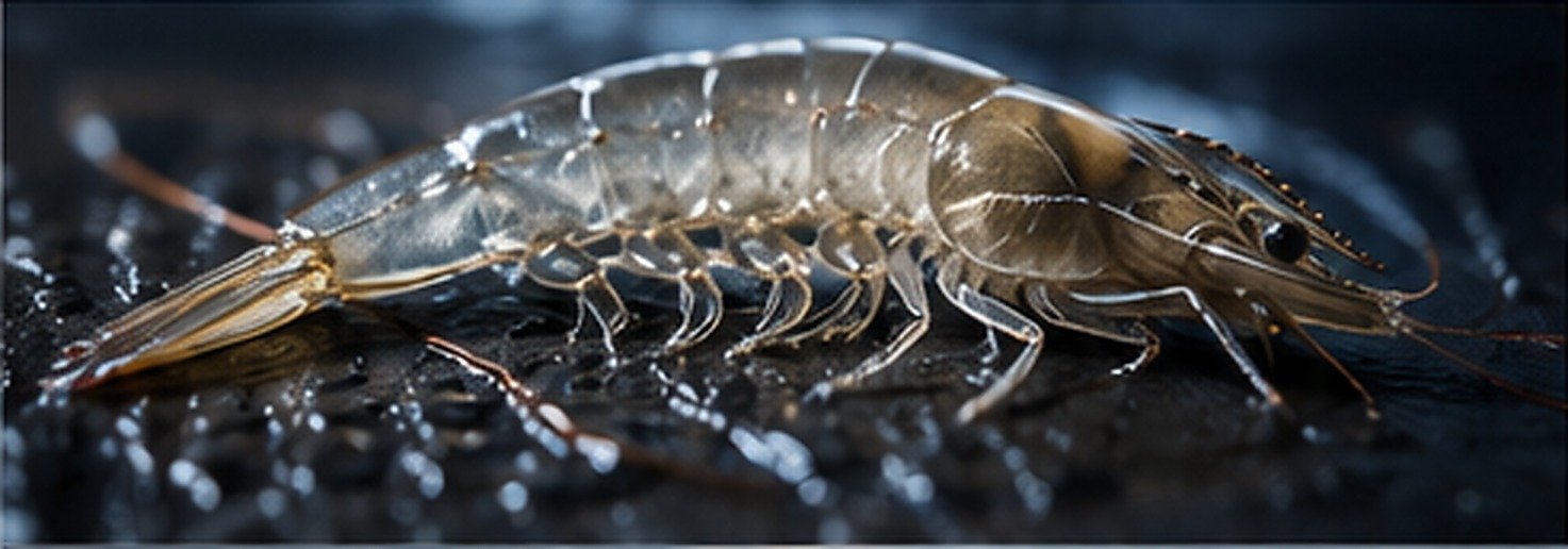 Premium Vannamei shrimp close-up